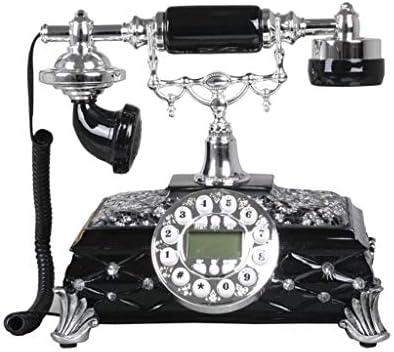 ZYZMH LADINE Telefone/Home Europeu Retro Telefone/Antigo Telefone Antigo/Telefone de Madeira/Estilo Telefone Casa Fixa Retro Telefone Vintage