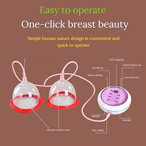 Massageador de aumento de mama elétrico de Hhygr, fêmea para promover o desenvolvimento da mama, Desenvolvimento de mama Home Cuidado com o dispositivo de cuidados com a mama