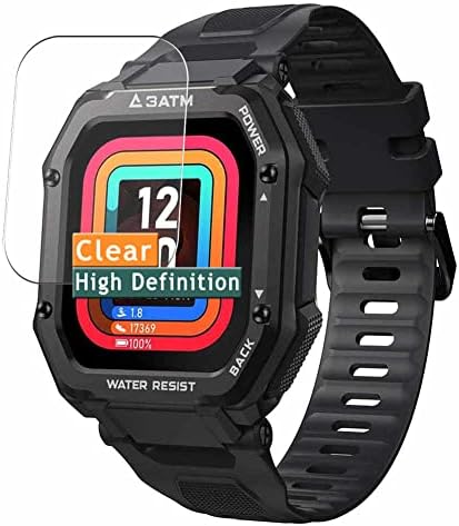 Protetor de tela de 3 pacote Vaxson, compatível com Kospet Rock Rock 1.69 Smartwatch Smart Watch TPU