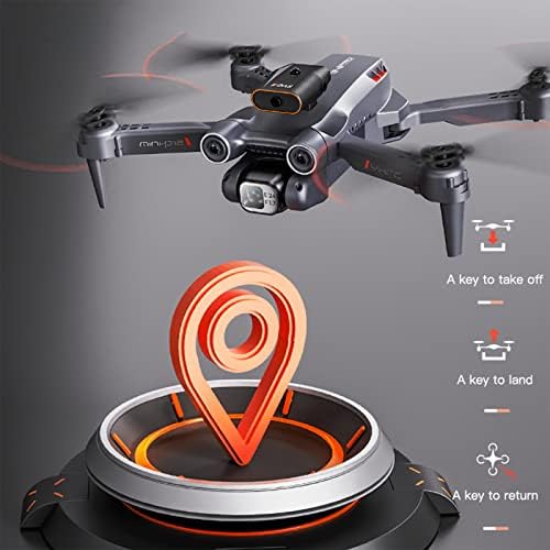 Drone com câmera dupla de 1080p HD, mini drone dobrável para crianças adultas de controle remoto quadcopter