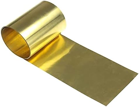 Folha de cobre de placa de latão Zhengyyuu Folha de cobre H62 Folha de latão para artesanato de metal espessura0,4