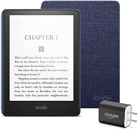 Pacote Essentials do Kindle Paperwhite, incluindo Kindle Paperwhite - Agave Green, Tab Fabric - Agave