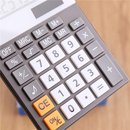 Calculadora de desktop 8 dígitos com tela LCD grande e botão sensível, calculadora eletrônica de função