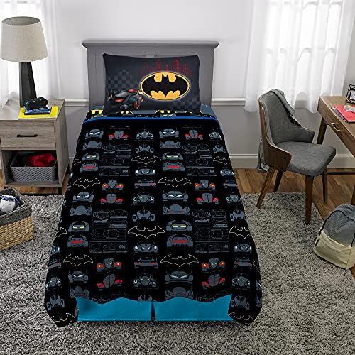 Franco Kids Bedding Super Soft Shep Set, gêmeo, Batman