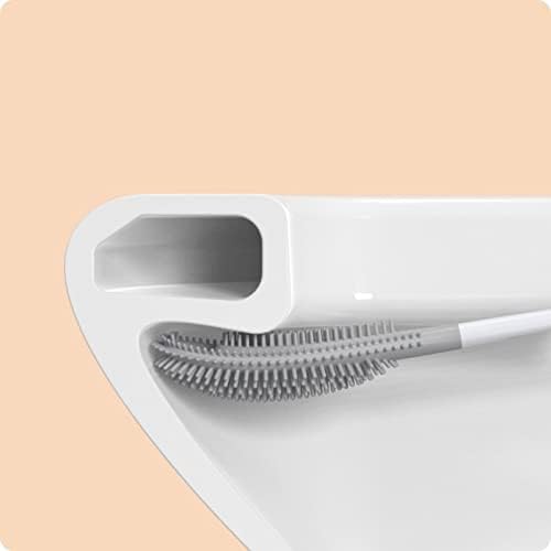 Pincel de cerdas de vaso sanitário amabeamts para armazenamento de banheiro e ferramenta de limpeza