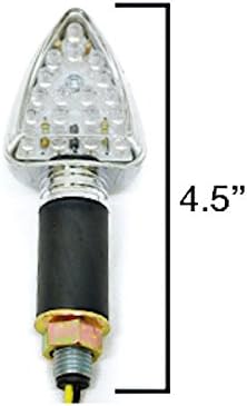 Krator Mini Custom LED Turn Signal Lights Lâmpada Compatível com Harley Davidson XL Sportster v Rod
